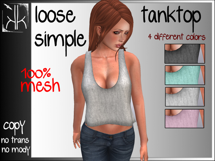 MESH - loose Tanktop - simple