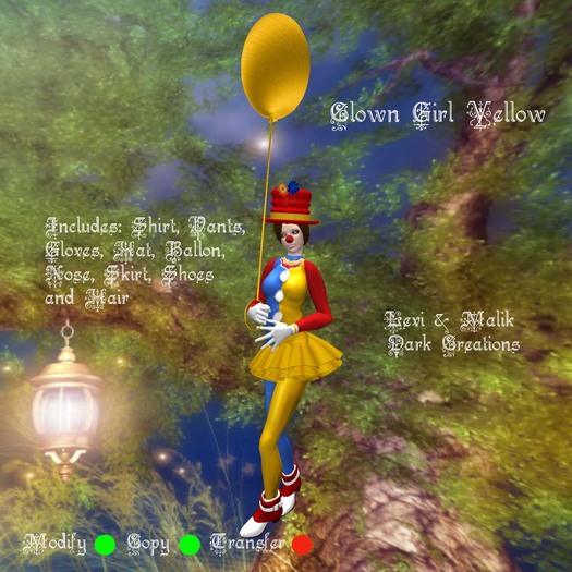 Clown Girl Yellow