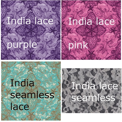 India laces - 4 full-prim textures