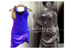 !gO! <shiny skirt> -purple taffeta-