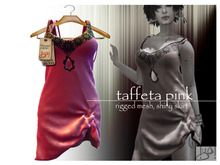 !gO! <shiny skirt> -pink satin-