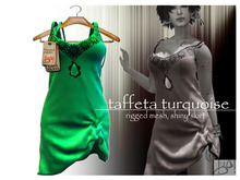 !gO! <shiny skirt> -turquise taffeta-