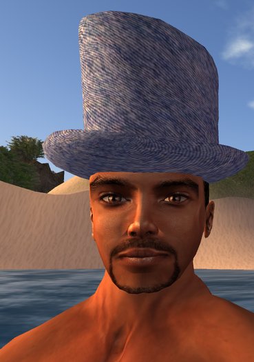 Top hat - as type - denim 