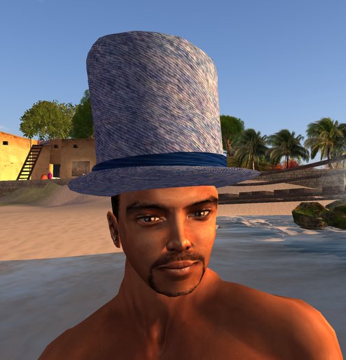 Top hat - a type - denim