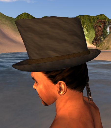 Top hat - as type - black 