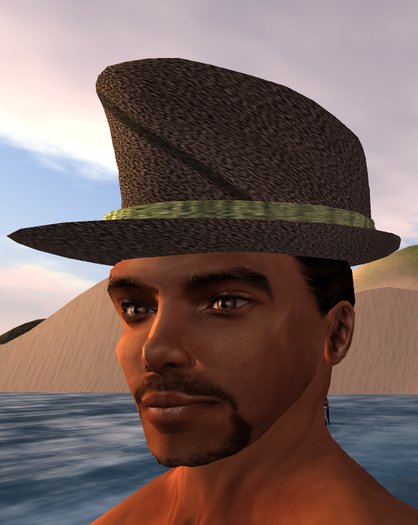 Top hat - ab type - dark brown 