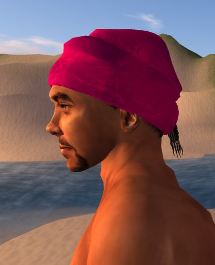 bean cap - purple 