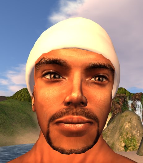 bean cap - white 