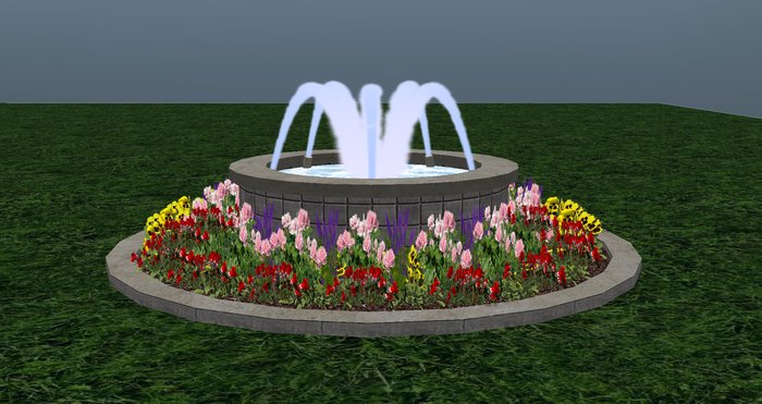 flower fountains