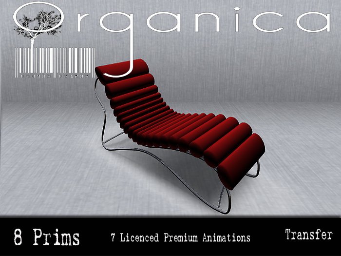 Organica - Mesh Modern Recliner - Cherry