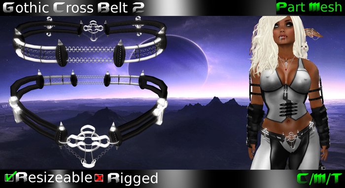 EVO - Gothic Cross Belt 2 Boxed 