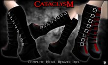 Dare Designs: Cataclysm Boots - blood