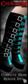 Dare Designs: Cataclysm Boots - cyan