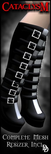 Dare Designs: Cataclysm Boots - white
