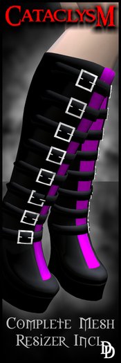 Dare Designs: Cataclysm Boots - pink