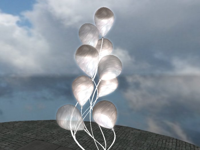 *jjw* New Balloons-Antique White, 5 pack