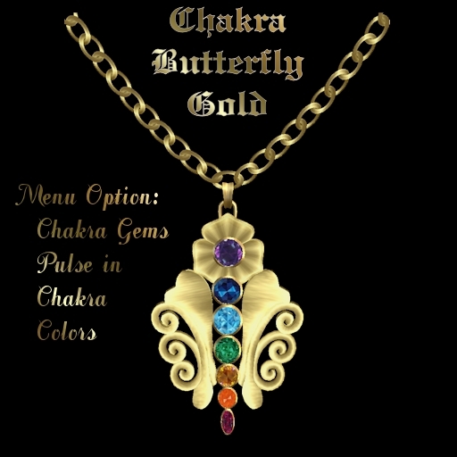 Ashira's Chakra Butterfly - Gold