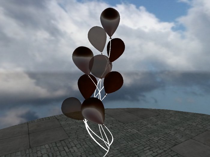 *jjw* New Balloons-Blackish Brown, 10 pack