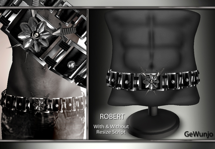 GeWunjo : ROBERT black male belt