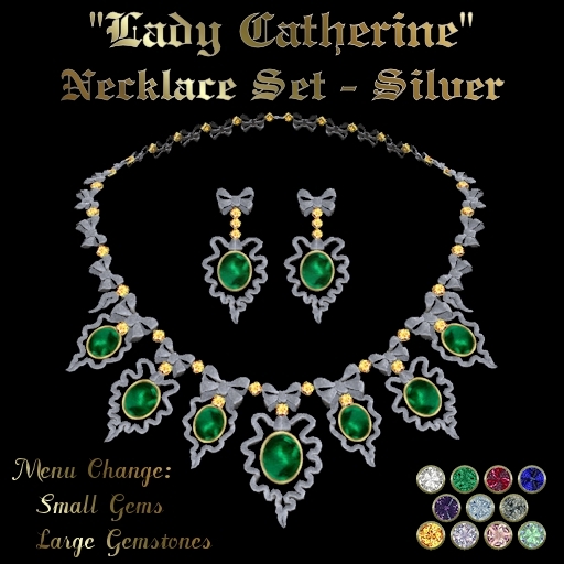 Ashira's "Lady Catherine" Necklace - Silver