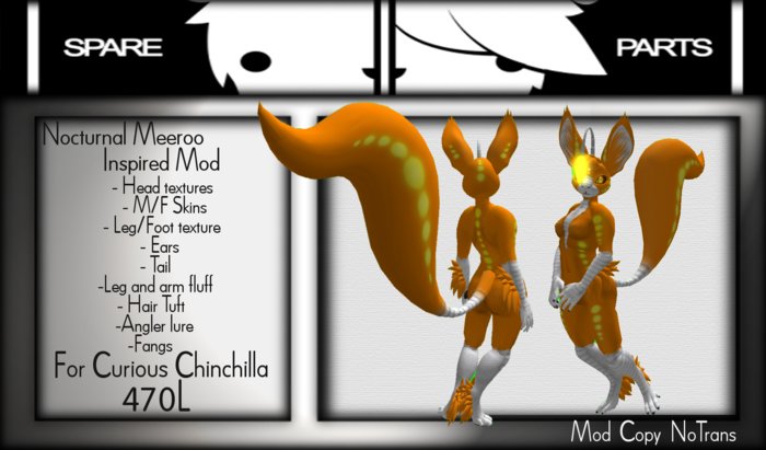 Nocturnal Meeroo inspired Mod Candy Corn