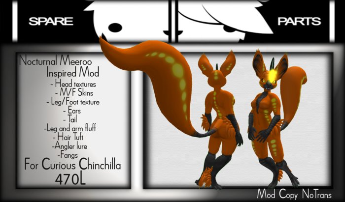 Nocturnal Meeroo inspired Mod Rotten
