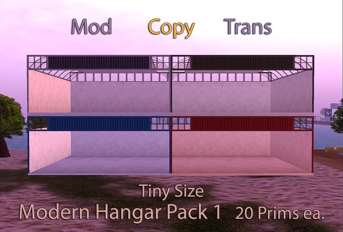 Modern Hangar Pack 1 - Tiny Size