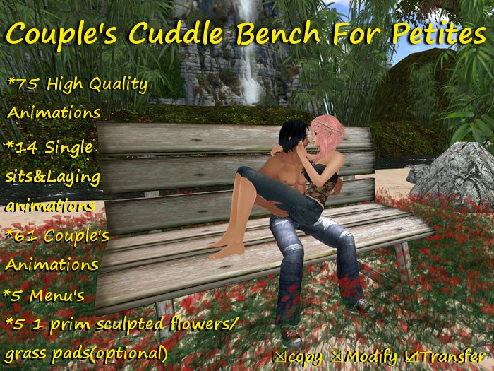 *Angel Rae's*Petite Couples Cuddle Bench[UPDATED]