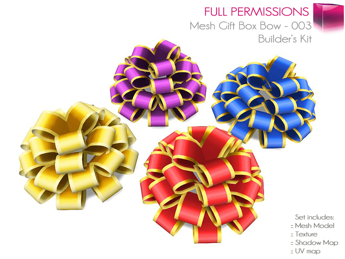 Full Perm Mesh Bow - 003 - Builder's Kit