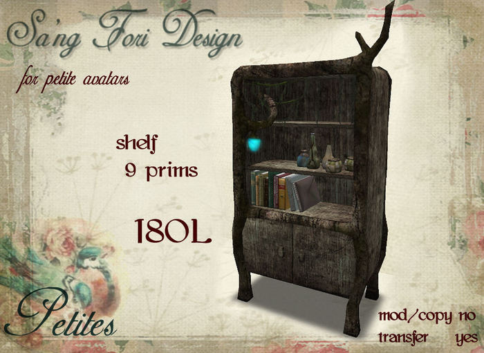 Sa'ng Fori Design -Petites Shelf-