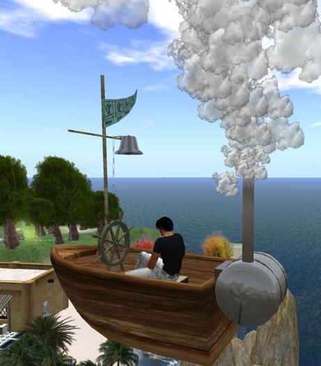 Flying steamboat 