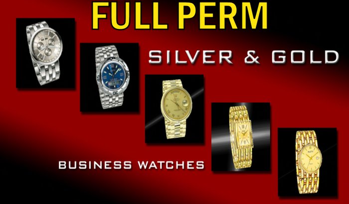 Silver & Gold Businesswatches