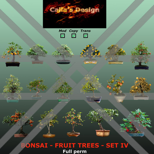 Bonsai - Fruit - Set IV - Full perm