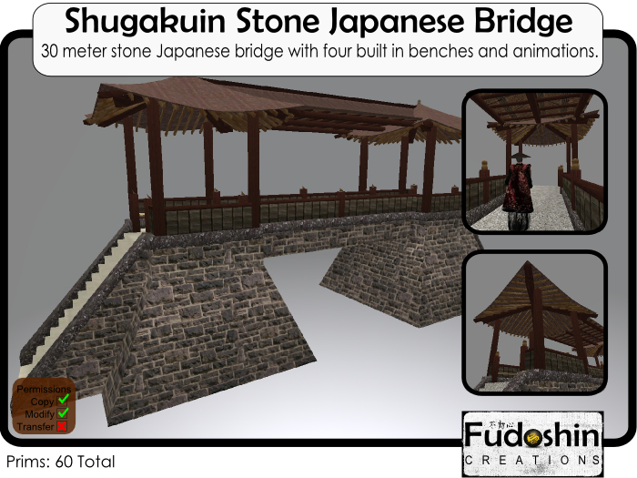 Shugakuin Japanese Stone Bridge