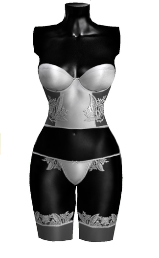 "White Stephane Lingerie" Lady Mor