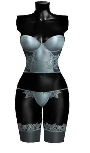 "Blue Stephane Lingerie" Lady Mor