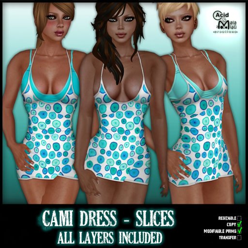 .:A&M:. Cami Dress - Slices 