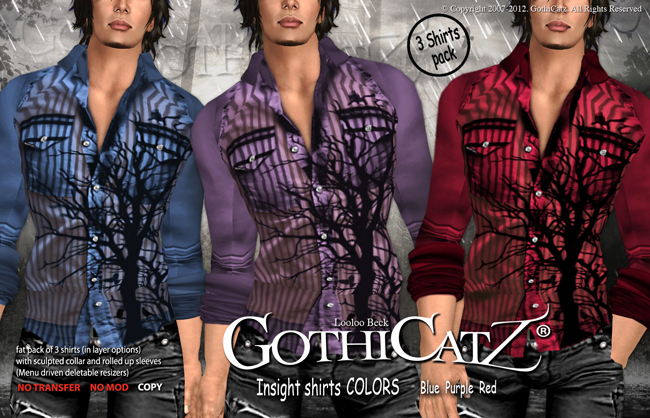 >>GothiCatz<< Insight Shirts Colors