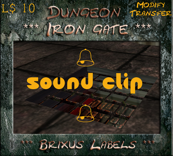 SLIDING DUNGEON GATE SOUND