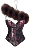 "Magenta Python Corset" Lady Mor