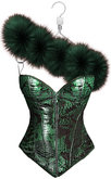 "Green Python Corset" Lady Mor