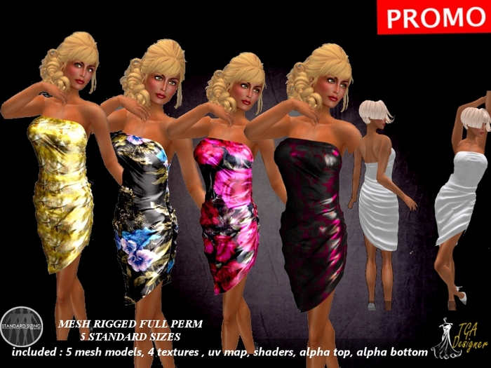 MESH LONG DRESS 01 FULL PERM