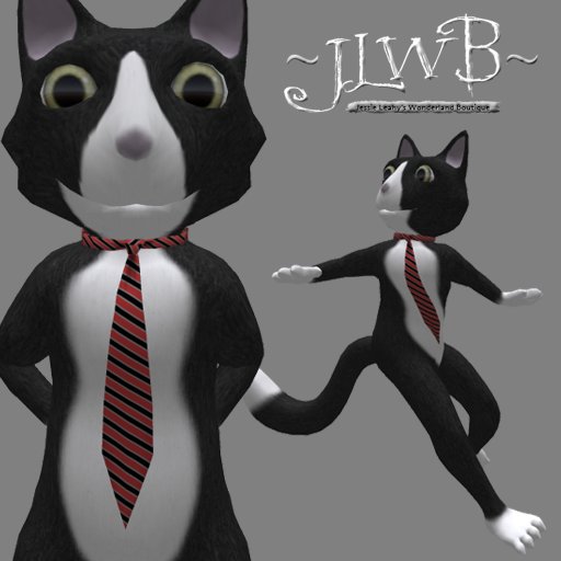 ~JLWB~ Necktie (Red/Black/Grey Stripe) *REDUCED PRICE*