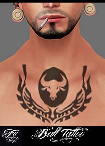 ::Fe Style:: Bull Tattoo