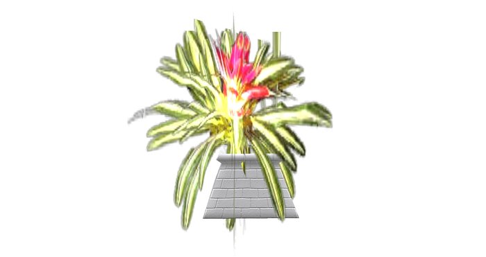 [ TL ] FURNITURE Vaso Branco - Lotus2 - DOLLARBIE