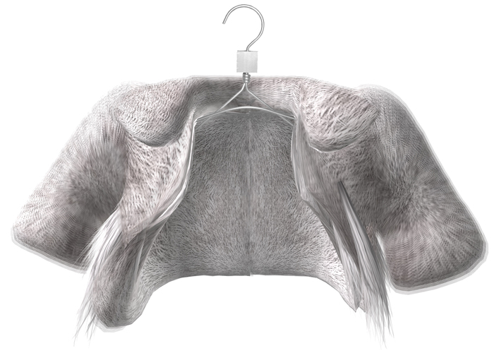 "White Clotilde Fur" Lady Mor