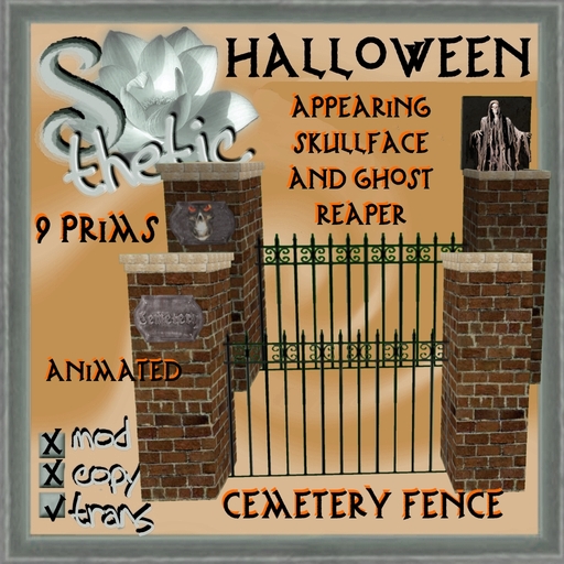 *S.thetic* Halloween Cemetery Fence BOXED