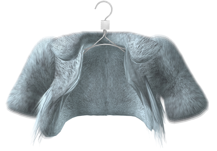 "Blue Clotilde Fur" Lady Mor