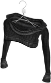 "Black Janisse Sweater" Lady Mor