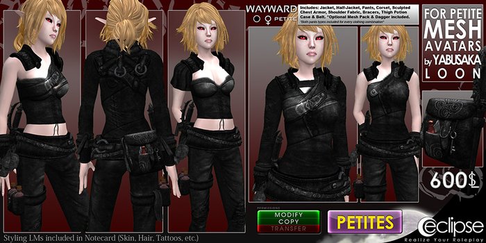 ED - Wayward - Ebon (Petite Female)